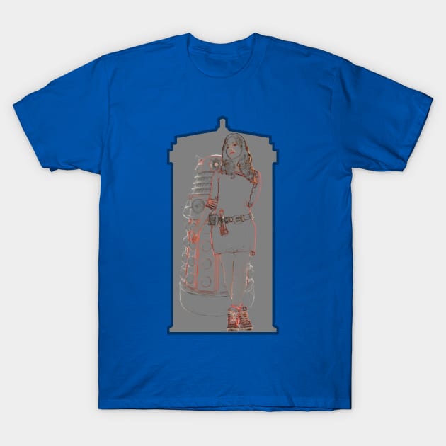 Clara Oswald Asylum of the Daleks T-Shirt by MAgostino